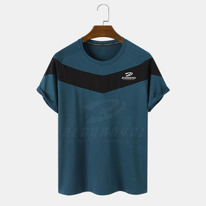 เสื้อยืดระบายอากาศได้ดีสำหรับผู้ชายเสื้อยืดแนวสตรีทสวมใส่สบายเสื้อยืดผู้ชายทำจากโรงงาน - Product Image 1