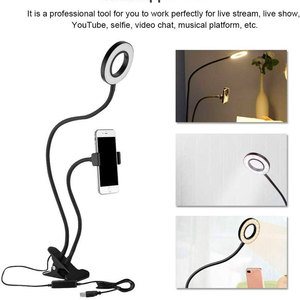 Selfie <b>Clip</b> LED <b>Ring</b> Light Video Filling Lights with Convenient <b>Clip</b>-On Design - Product Image 2