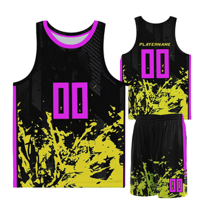 เสื้อบาสเก็ตบอลโพลีเอสเตอร์คุณภาพสูง แห้งเร็ว ไซส์ใหญ่ พร้อมบริการออกแบบชื่อทีมและหมายเลขตามสั่ง - Product Image 5