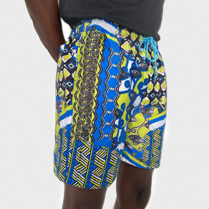 Conjunto de Camisa y Pantalones Cortos con Estampado Africano para Hombre, Manga Larga, Estilo Étnico, Dos Piezas, Patrón Tradicional, Conjunto Combinado, Talla Grande, Transpirable - Product Image 6