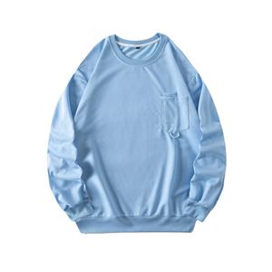 Sweat-shirt à col rond uni de haute qualité en gros, sweat-shirt surdimensionné pour homme, sweat-shirt à col rond personnalisé - Product Image 1