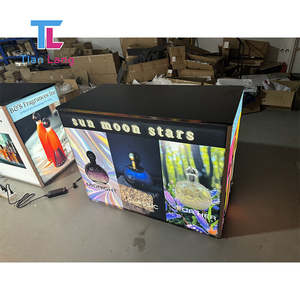 Handelsbeurs LED Aluminio Publicidad Pantalla de mesa Reclame-Oppstelling SEG-Stofligkas Soporte portátil plegable Estándar - Product Image 6