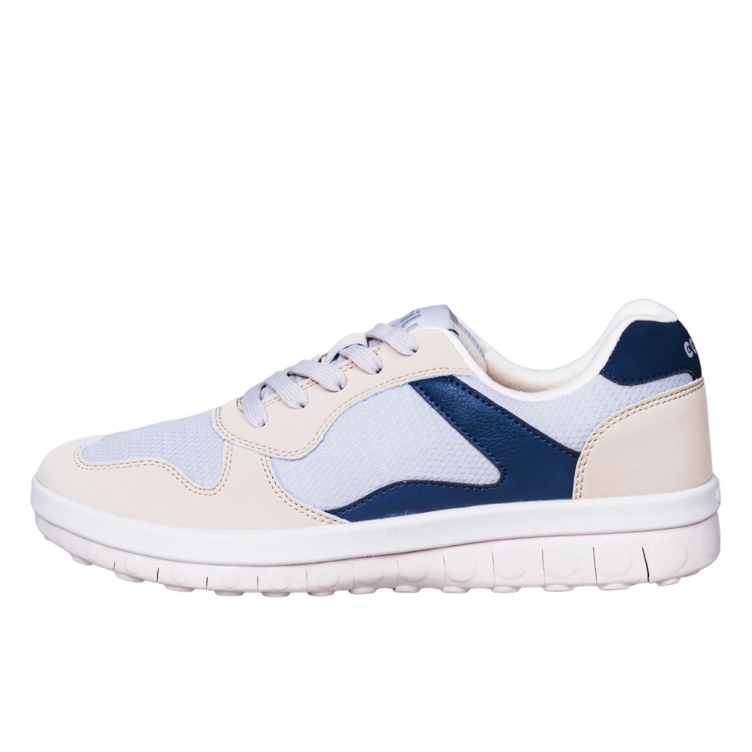 สีน้ำเงินเข้ม-เบจ