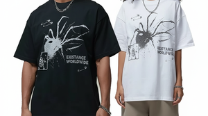 T-shirt de travail pour hommes en gros, 100% coton, décontracté, surdimensionné, respirant, écologique, anti-froissement, manches courtes, motif uni sur le devant - Product Image 5