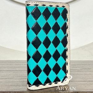 กระเป๋าสตางค์ยาวลายตารางหนังวัวแท้สำหรับผู้ชาย สินค้ามาใหม่ ขายดี แฟชั่นทันสมัย ใส่เงินสด กระเป๋าคลัทช์และกระเป๋าถือ ของขวัญสำหรับทุกเพศ - Product Image 1