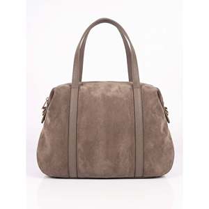 Sac à main souple en daim véritable et cuir Dollaro - Fabriqué en Italie - Art. 26146 - Product Image 6