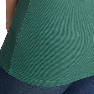 Camiseta de algodón y poliéster para mujer de talla grande de marca del fabricante de Bangladesh, Camiseta cómoda con logotipo bordado de buena calidad - Product Image 6