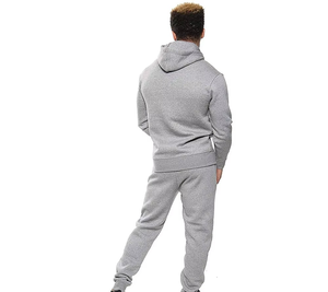 Chándal de Material de algodón de alta calidad con capucha Jogger dos piezas pulóver con capucha cómodo nuevo chándal de moda para hombres - Product Image 3
