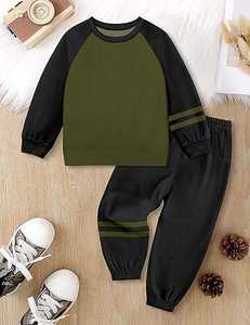 Invierno manga larga deportes al aire libre entrenamiento transpirable poliéster algodón niños chándal niños chándales más rápidos - Product Image 5