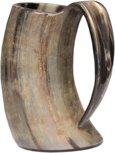 Vikingos Valhalla Auténtico Medieval Inspirado 50oz Tankard Vikingo Beber Cuerno Regalo para amigos y padre para acampar - Product Image 3