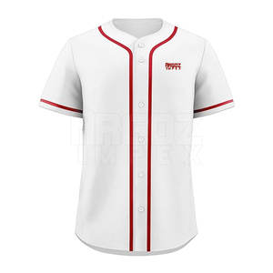 เสื้อกีฬาเบสบอลและซอฟต์บอลสำหรับวัยรุ่นใส่ได้ทุกเพศดีไซน์คอวีระบายอากาศได้และผลิตในปากีสถานสำหรับชุดกีฬาล่าสุด - Product Image 1