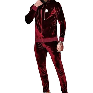 Luxury Designer <b>Men</b> <b>Velvet</b> Tracksuits Set Soft Premium Fabric Hoodie Pants 2 Piece Suits <b>Men</b> <b>Velvet</b> Tracksuits - Product Image 1