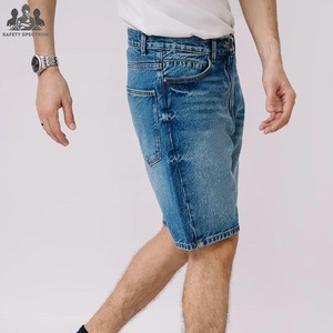 Pantalones Cortos de Mezclilla para Hombre, Cintura Media, Cierre de Botones, 100% Algodón, Casuales, de Alta Calidad, Secado Rápido, Transpirables, Nueva Llegada 2025, Gran Venta - Product Image 5