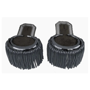 Épaulettes personnalisées de broderie d'épaulettes uniformes événements de cérémonie équipement de défense personnelle de qualité supérieure ronpex - Product Image 5