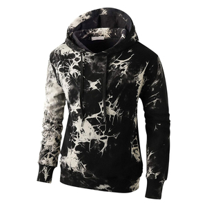 Premium 300 GSM Tie Dye pull à capuche pour hommes Vintage français éponge doux polaire marque personnalisée disponible - Product Image 5