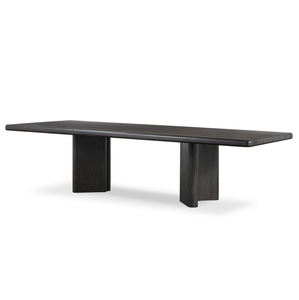 Dark Espresso Reclaimed Teak Wood Smooth Rounded Edges Vintage Design High Durable Eco-Friendly Villa Home Kitchen Dining <b>Table</b> - Product Image 3