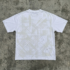 เสื้อยืดลายพิมพ์ DTF แบบย้อมสีเอซิดสั่งทำพิเศษ ผ้าฝ้าย 100% ทรงบ็อกซี่ ยูนิเซ็กส์ 240gsm สไตล์วินเทจ ฮิปฮอป แม็กลิเอตต์ นูทร์ ปรับแต่งได้ - Product Image 1