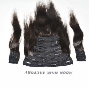 Great Luxury Product Affordable Best Quality Natural Look <b>Color</b> Black <b>Clip</b>-<b>in</b> <b>Extensions</b> Human <b>Hair</b> Low Price Available For Sale - Product Image 2