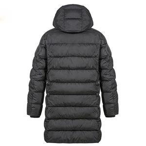 Chaqueta acolchada con cuello levantado personalizada OEM de alta calidad para hombre, ropa informal brillante con capucha para invierno, chaquetas acolchadas personalizadas al por mayor - Product Image 2