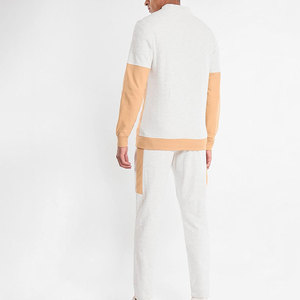 Ensemble de survêtements pour hommes, style actuel, usage extérieur, grande taille, logo personnalisé, coupe-vent, respirant, 100% coton, hiver - Product Image 4