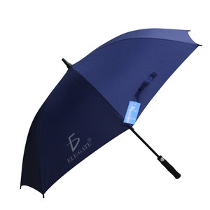 <b>Large</b> 27-Inch Lightweight Fiberglass Golf <b>Umbrella</b> Minimalist Auto Open Semi-Automatic Straight for Rain Protection for Travel - Product Image 1