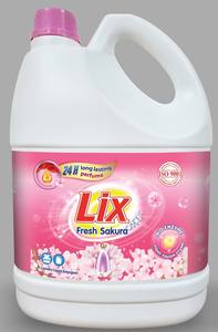 Detergente líquido para ropa Lix Sakura del fabricante, rendimiento duradero, fragancia competitiva certificada ISO9001 ecológica - Product Image 2