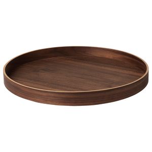 Nouveau design de plateau de service en bois de forme ronde pour la maison et les hôtels plateaux de service de table faits à la main personnalisés - Product Image 1