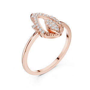 แหวนหมั้นเพชรทรงกลมทองคำ 14K สีเหลืองสำหรับผู้หญิง |   ของขวัญแต่งงานรับรองโดย IGI ดีไซน์ทันสมัย - Product Image 6