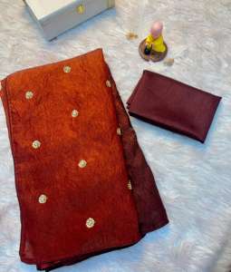 ผ้าซาตินเนื้อนุ่มพรีเมี่ยมพร้อมบิตและงานเรียงตามลำดับและขอบท่อลูกไม้ - Product Image 1