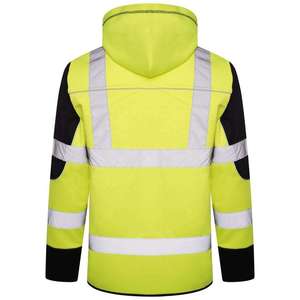 Sudaderas con Capucha Reflectantes de Seguridad Personalizadas con Tiras Reflectantes, Construcción de Tela de Malla, Ropa de Trabajo de Seguridad, Chaquetas de Invierno de Seguridad - Product Image 1