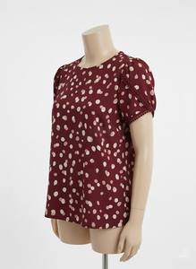 2025 Wholesale Women's Korean Style Organza Office High Quality Tank <b>Top</b> <b>Short</b> Sleeve Regular Fit Blouse Shirt - Product Image 6