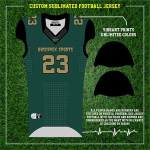 Uniforme de football américain personnalisé cousu vierge ensembles de football respirant maillot de pratique uniforme de football américain - Product Image 2