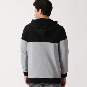 Sudadera con capucha de punto ecológica al por mayor para hombre, Sudadera con capucha de invierno de 2 colores de algodón/poliéster 100% de ajuste regular con cordón - Product Image 2