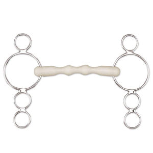 Customizable Veterinary Combination Hackamore Bit Snaffle Mouth Shanks Horse Bit Equestrian Customized Brand <b>Name</b> High Quality - Product Image 4
