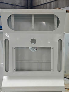 OEM Industrial Steel Kiosk Enclosure Sheet <b>Metal</b> Cabinet with Ventilation <b>Fan</b> Mount Display Panel Structure - Product Image 6