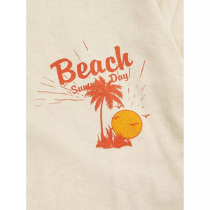 OEM Fabricante personalizado Impreso Vintage Lavado Desgastado Boxy Camisetas Sun Faded Gráfico Serigrafía de punto en blanco - Product Image 3
