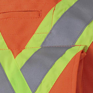 Gilet de sécurité réfléchissant haute visibilité, multi-poches, vêtements de travail, protection de sécurité, avertissement de circulation, gilet en maille - Product Image 4
