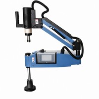 Machine à tarauder électrique verticale M2 M16, bras de taraudage universel, certifiée CE, équipement de taraudage en caoutchouc pour atelier métallique
