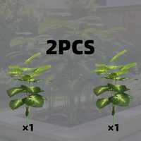 Plante Artificielle Pothos Cœur Jaune, 18 Tiges, Décoration Végétale Artificielle pour Maison, Bureau, Mariage