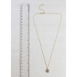 Collier carré A3shop Evil Eye, accessoire de mode chic et charmant - Product Image 4