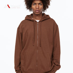 Vente en gros de sweat à capuche en coton de style unique pour l'automne hiver sweat-shirt avec technique de teinture unie prix bon marché - Product Image 2