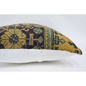 28x28 pouces multicolore bohème Patchwork laine Kantha oreiller brodé Floral Vintage imprimé coussin décoratif tissé Technique - Product Image 5