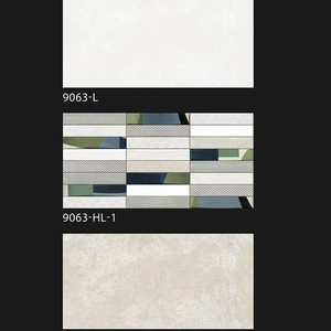 AZULEJO DE PARED DE CERÁMICA de 300x600mm de la mejor calidad, CONJUNTO DE 8mm de espesor, DECORACIÓN DE AZULEJO, COLOR GRIS CLARO Y GRIS OSCURO - Product Image 1