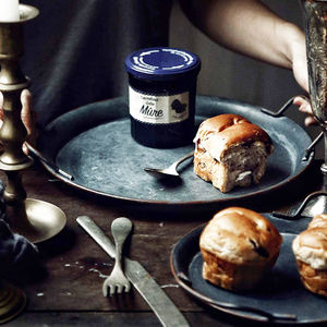 Bandeja de servicio de metal con acabado dorado para restaurante de hotel en casa Bandeja de servicio de comida a precio mayorista - Product Image 5