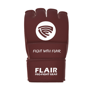 Gants en cuir PU demi-doigt pour hommes professionnels grande taille gants d'entraînement de boxe prix usine approvisionnement pour Mma et formation - Product Image 1