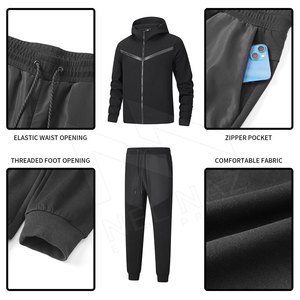 Survêtement lourd pour hommes, impression de logo personnalisé, meilleure qualité, design grande taille, nouveauté, vente en gros, vente chaude - Product Image 3