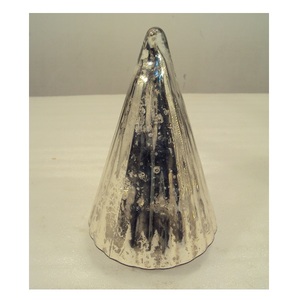 Large Mercury Glass <b>Christmas</b> <b>Tree</b> Ornaments Table <b>Top</b> Decorative For Home Party Decor - Product Image 5