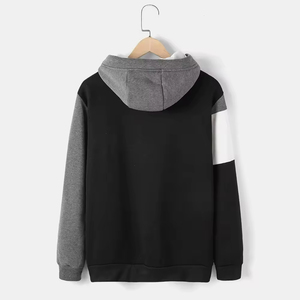 เสื้อฮู้ดดี้ผ้าฝ้ายเทอร์รี่สำหรับผู้ชาย ระบายอากาศได้ดี เป็นมิตรกับสิ่งแวดล้อม คุณภาพสูง สวมใส่สบาย พร้อมโลโก้แบบกำหนดเอง - Product Image 2