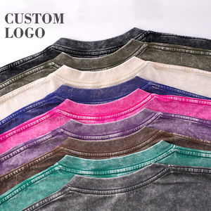 Camiseta Unisex Oversize de Algodón Lavado Estilo Vintage Impex al por Mayor 2026 |   Tela de Alta Resistencia con Lavado Ácido de 320g |   Gráfico Personalizado - Product Image 4