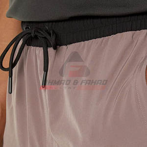 Latest Design <b>Men's</b> Gym <b>Shorts</b> 100% Cotton Solid <b>Pattern</b> Casual Style Elastic Waist Mid Waist Adult Size Pakistani Manufacture - Product Image 6